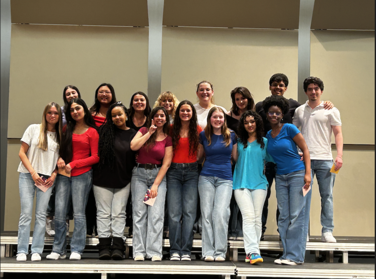 Choir seniors at their last concert!